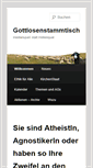 Mobile Screenshot of gottlosenstammtisch.de